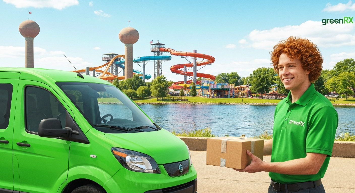 GreenRX delivery in Wisconsin Dells