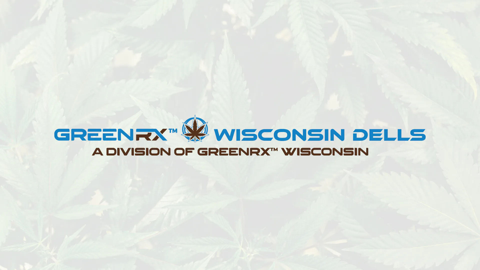 GreenRX Wisconsin Dells dispensary banner featuring THC products for spring visitors